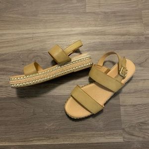Brown Platform Sandals